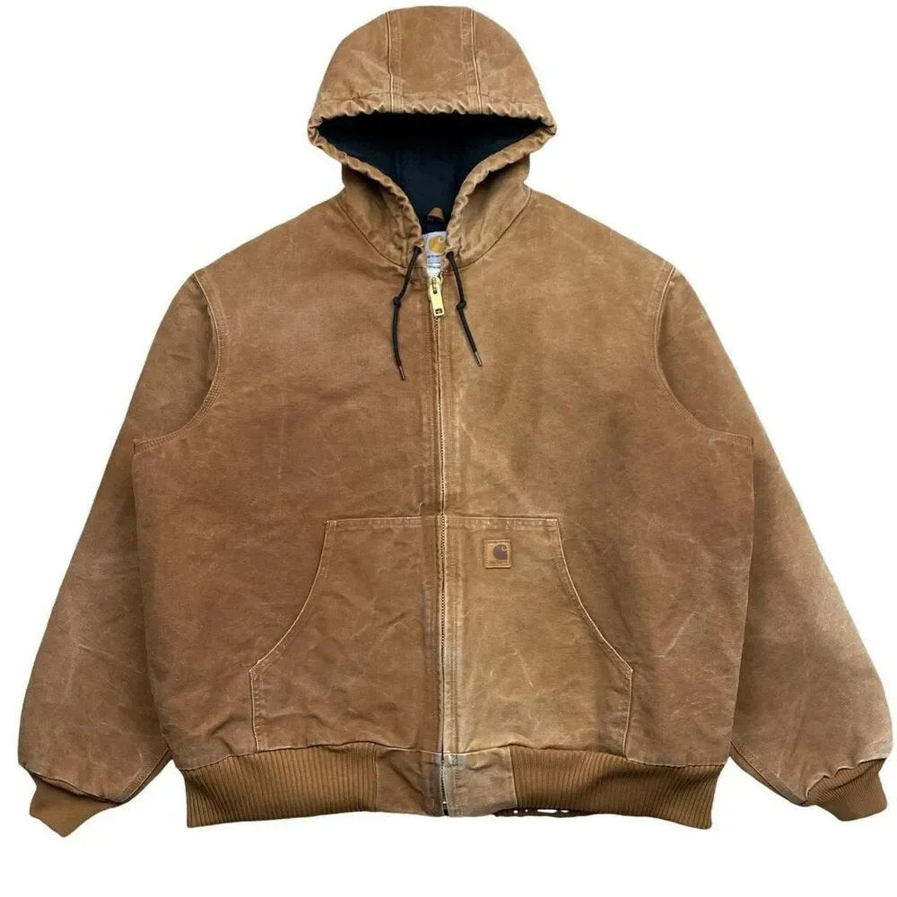 Carhartt Men's Tan and Brown Jacket